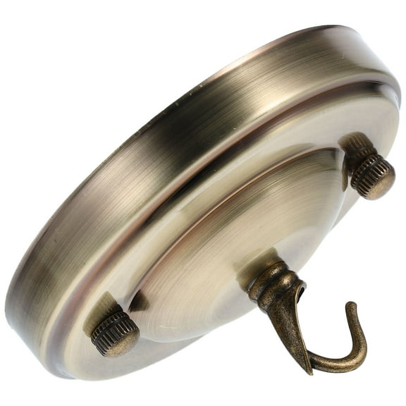 Toyvian Ceiling Lamp Holder Chandelier Mounting Plate Iron Antique Bronze 1Pcs