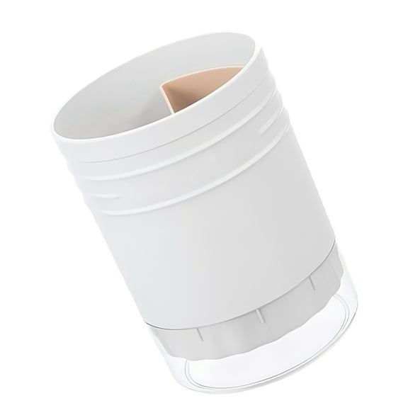 Toyvian White Kitchen Cutlery Holder with Compartments for Spoon Fork Organization