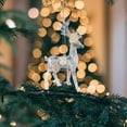 thumbnail image 1 of Toyvian Set of 2 Transparent Acrylic Elk Figurines Christmas Desktop Decorations Holiday Adornments, 1 of 11