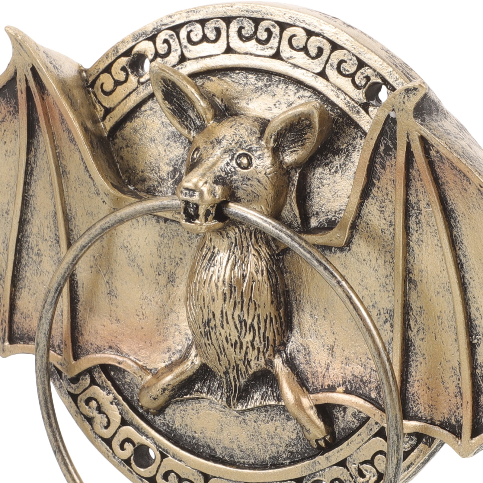 Toyvian Resin Bat Door Knocker Dark Brown Antique Decorative Hardware ...