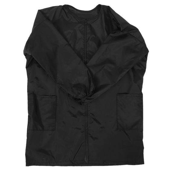 Toyvian Black Cloth Hairdresser Apron for Salon Haircuts and Household Cooking