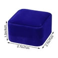 thumbnail image 1 of Toyvian Blue Bracelet and Necklace Organizer Box Velvet Material for Jewelry Protection, 1 of 6