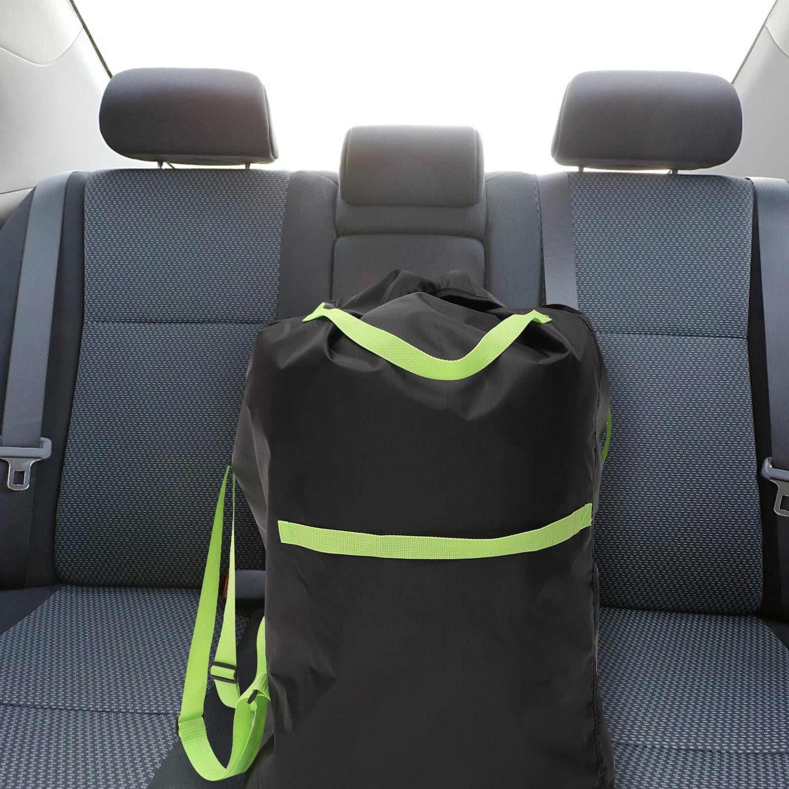 Toyvian Black Oxford Cloth Travel Stroller Bag for Parents, Lightweight Stroller Storage Carrying Case, 1 Set