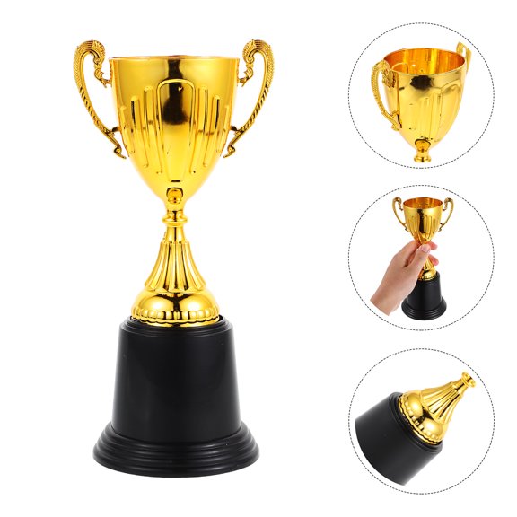 Toyvian Plastic Trophy Award for Sports, Party Celebrations, Competitions, and Achievement Recognition, Ideal for Events