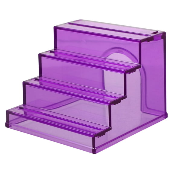 Toyvian Acrylic Hamster Cage Ladder in Violet with Activity and Training Features for Small Pets