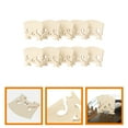 thumbnail image 1 of Toyvian 10Pcs Precision Maple Wood Violin Bridge Beige for Instrument Replacement and Recording, 1 of 8