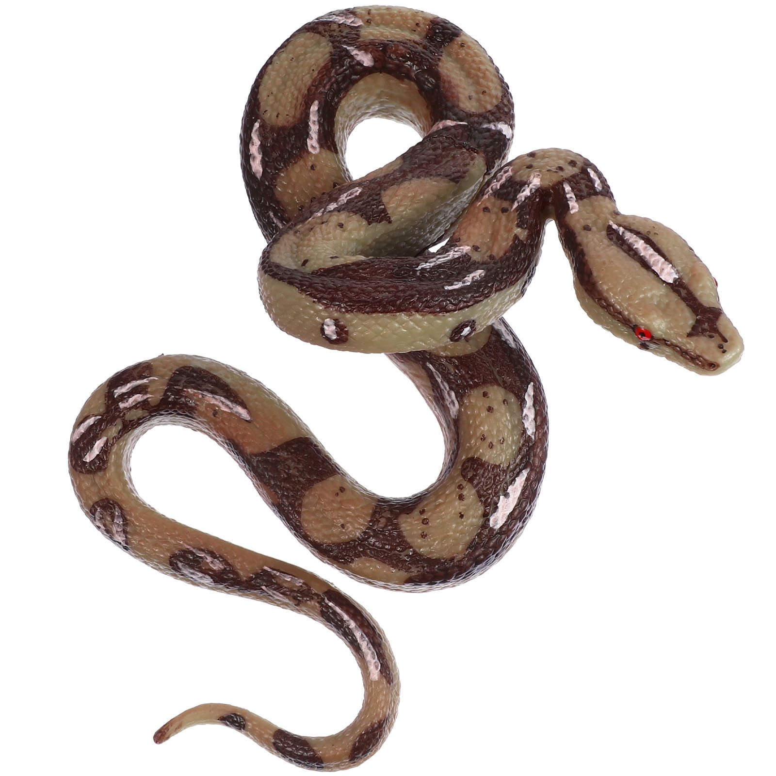 Toyvian Highly Simulated Snake Creepy Scary Snake Python Toy Prank Toy ...