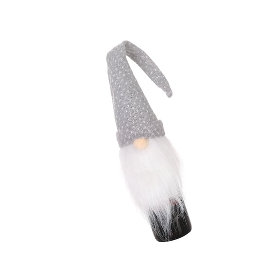 Toyvian White Beard Bottle Sleeve Decorative Cover for Bottles Home Decoration Cloth Wrap 1 Set