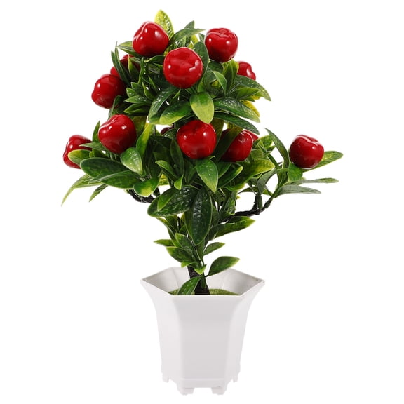 Toyvian Faux Fruit Tree Decor Multi-Color Plastic for Indoor Display