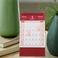 thumbnail image 1 of Toyvian Household Standing Desk Calendar Red Paper Material for Daily Use and Table Decor, 1 of 5
