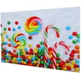 thumbnail image 1 of Toyvian Birthday Party Backdrop Photo Background Multi-Color Vinyl Cloth for Kids Celebration 1 Set, 1 of 5
