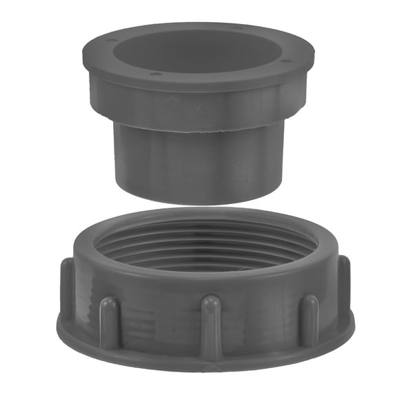 Toyvian Kitchen Sink Drain Pipe Adapter for Under Sink Plumbing Light Grey