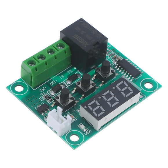 Toyvian LCD Digital Temperature Controller Compact Design Assorted Color 1Set