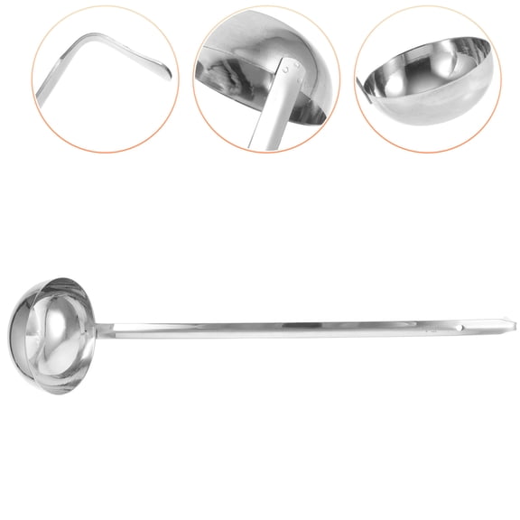 Toyvian Heavy Duty Stainless Steel Ladle Spoon for Kitchen Cooking, Home, Restaurant, Hotel Use - Cooking Utensil