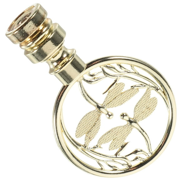 Toyvian Shiny Golden Dragonfly Lamp Finial Cap Screw for Table and Floor Lamps
