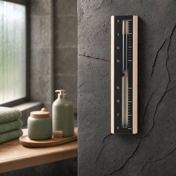 Toyvian Hourglass Sauna Timer Wood 1Pack for Commercial Users
