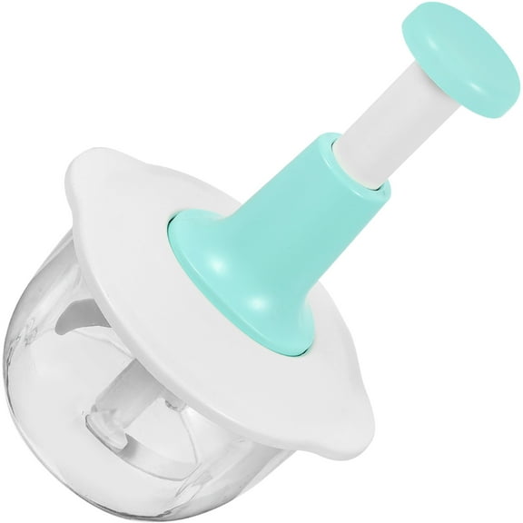 Toyvian Manual Meat Crusher Blue Kitchen Food Processor Mincer Removable Design