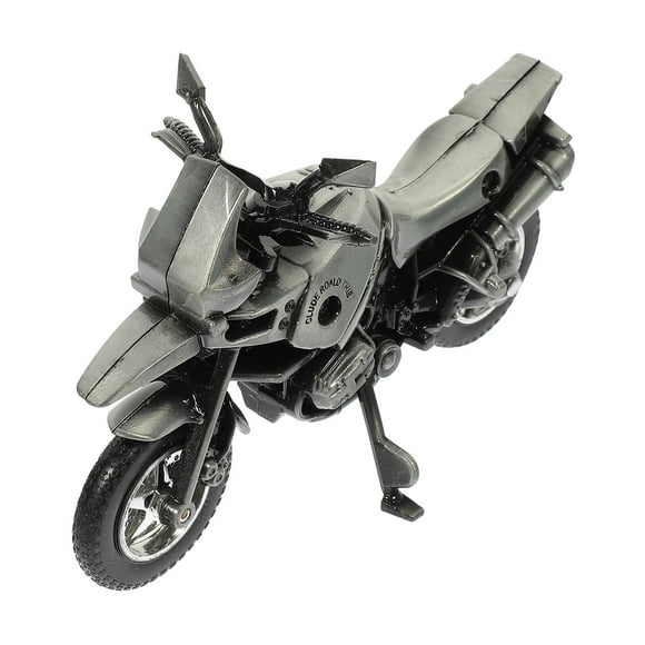 Toyvian Metal Motorbike Statue Vintage Motorcycle Sculpture Decorative Home Decor 1Set