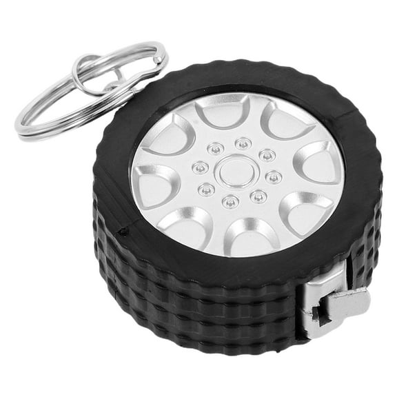 Toyvian Sublimation Measuring Tape Keychain Compact Design for DIY Enthusiasts Steel 1 Set for Home Decor