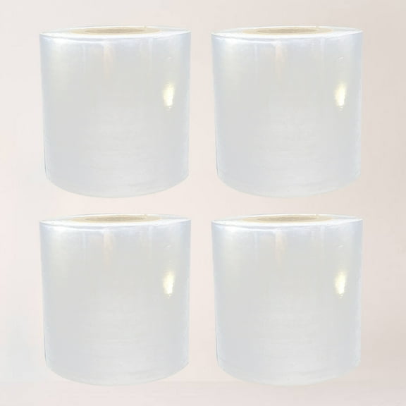 Toyvian Pallet Wrapping Film Transparent PE 4Pcs for Moving