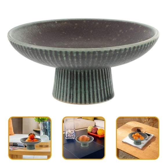 Toyvian Multifunctional Porcelain Fruit Bowl Vintage Design for Home Use