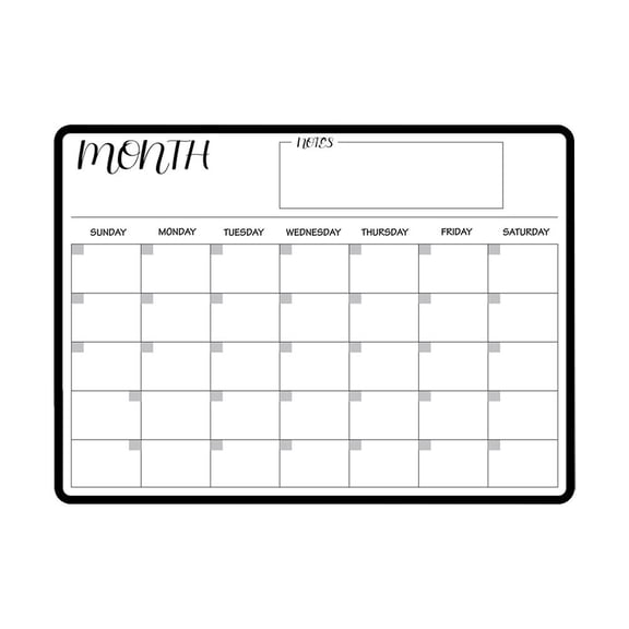 Toyvian Magnetic Whiteboard Fridge Calendar and Pet Schedule Organizer for Home, Office, and Daily Planning