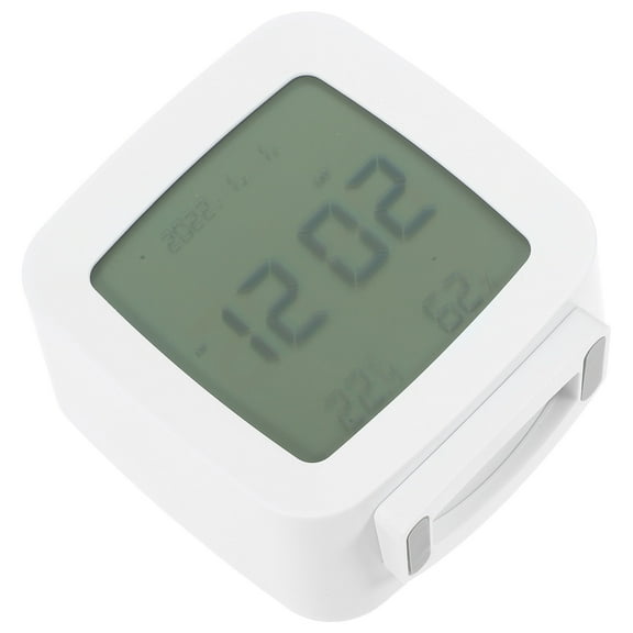 Toyvian Modern Digital Alarm Clock for Home with White Plastic Case and Large Display