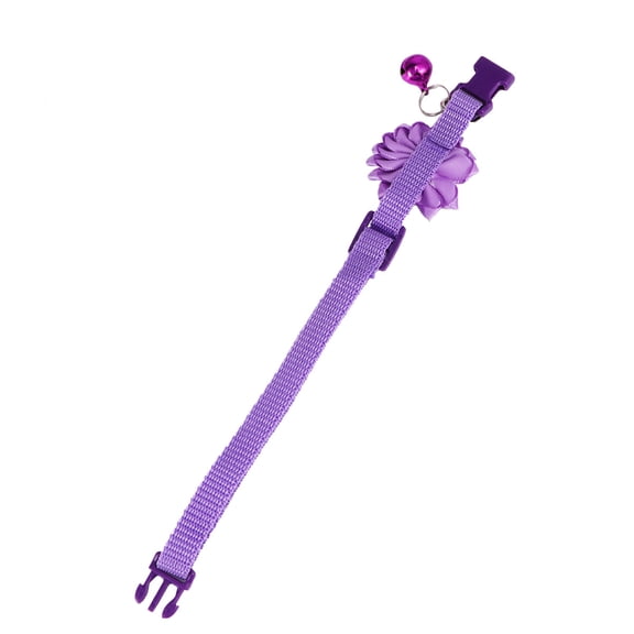 Toyvian Cute Cat Collars Pet Neck Decoration Cloth Bell Sound for Parties 1Pack