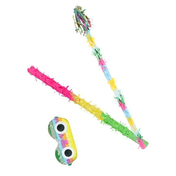Toyvian Pinata Stick for Festival 1 Set Assorted Color Paper Party Decoration for Celebration