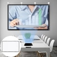 thumbnail image 1 of Toyvian White Polyester Rear Projection Screen for Home Theater and Business Presentations, 1 Piece, 1 of 1