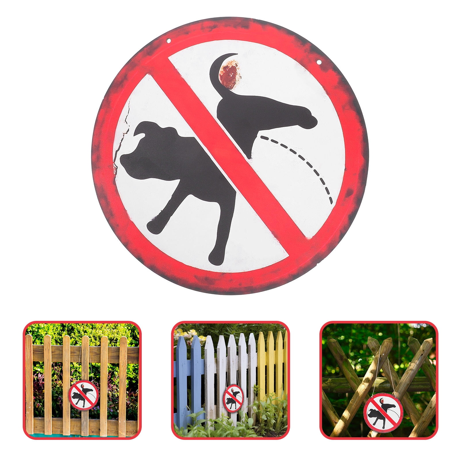 Toyvian Lawn Poop Control Signs of Dog Toileting 1Pack - Walmart.com