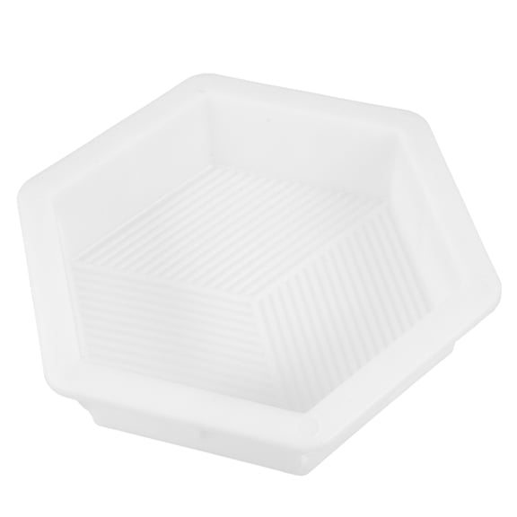 Toyvian Heavy Duty White Paving Mold Reusable Concrete Form for Lawn Patio and Yard Paths