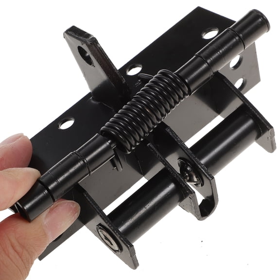 Toyvian Black Automatic Door Closing Hinge with 90 Degree Positioning and Locking for Wood Cabinets and Cases