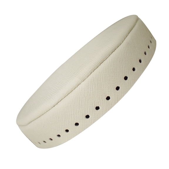 Toyvian Smooth Shining Beige PU Bottom Shaper Pad with Vent Holes for Bag Decoration