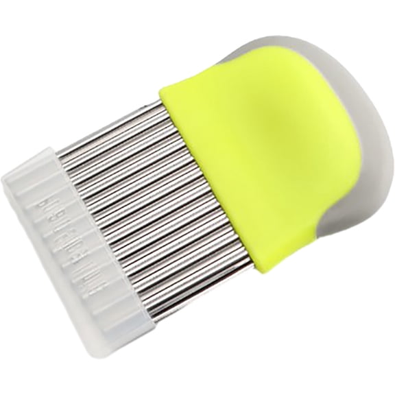 Toyvian Multi-Functional Stainless Steel Crinkle Cutter for Potatoes and Veggies, Wavy Cutting Tool