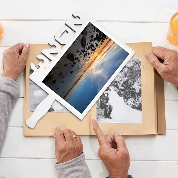 Toyvian Sublimation Photo Frames Blanks Bulk for Home Decoration White 1Pcs