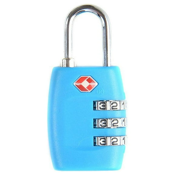 Toyvian Resettable Tsa Padlock with 3 Digit Combination for Luggage and Bags