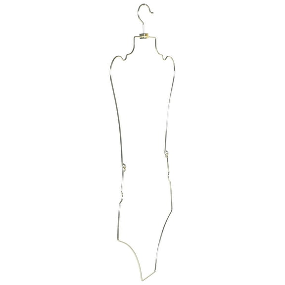 Toyvian Golden Swimwear Display Hanger Metal Wire for Bikini Lingerie Swimwear Drying Rack