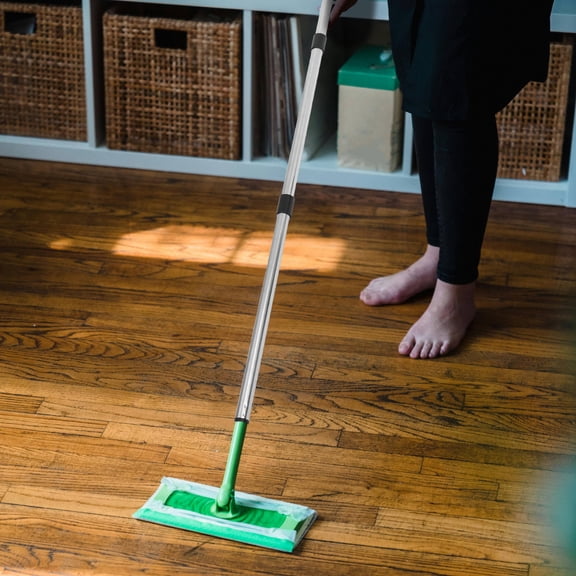Toyvian Extendable Stainless Steel Mop Handle with American Threaded End for Wet Mop and Broom