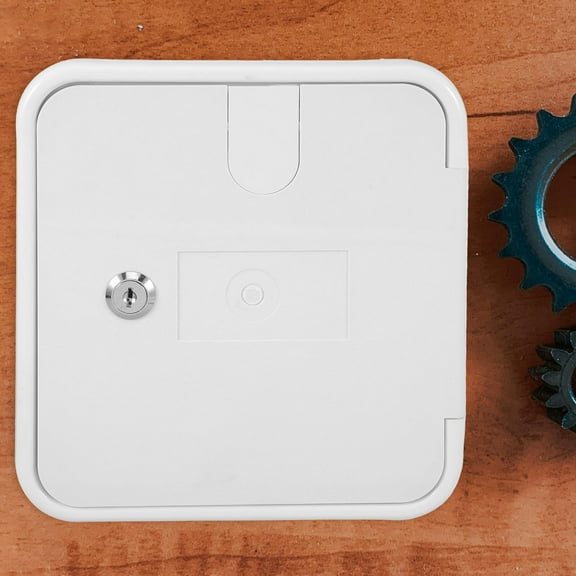 Toyvian Rv Electrical Access Door Hatch Power Cable Cover Easy Installation White