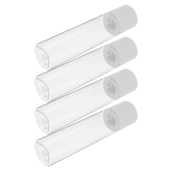 Toyvian 4-Pack Travel Liquid Bottles Set, Transparent Leakproof Refillable Toiletry Containers for Travel and Daily Use