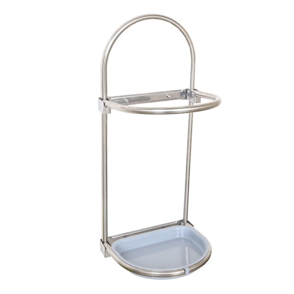 Toyvian Umbrella Holder Stainless Steel Wall Mounted Stand for Office Use with Large Capacity 1Set