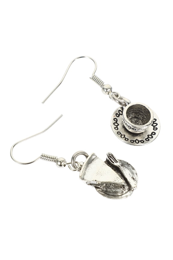Vintage Cup Cake Earring 1 Pair Alloy Teacup Shape Women