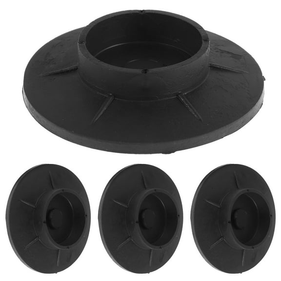 Toyvian 4Pcs Rubber Anti Vibration Pads for Washing Machine Dryer Noise Dampening