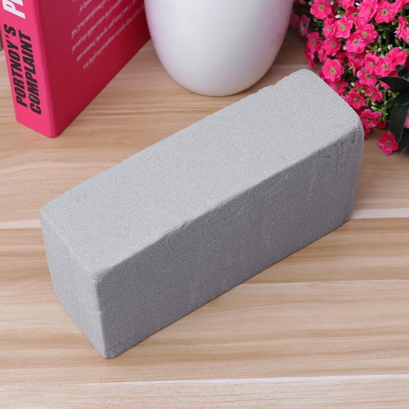 Toyvian Artificial Floral Block Grey High Absorbent Sponge for Vase Decoration