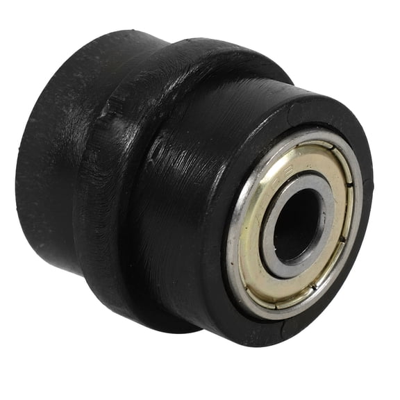 Toyvian Motorcycle Chain Wheel Guide Roller in Black Sturdy Plastic with Bearing Steel