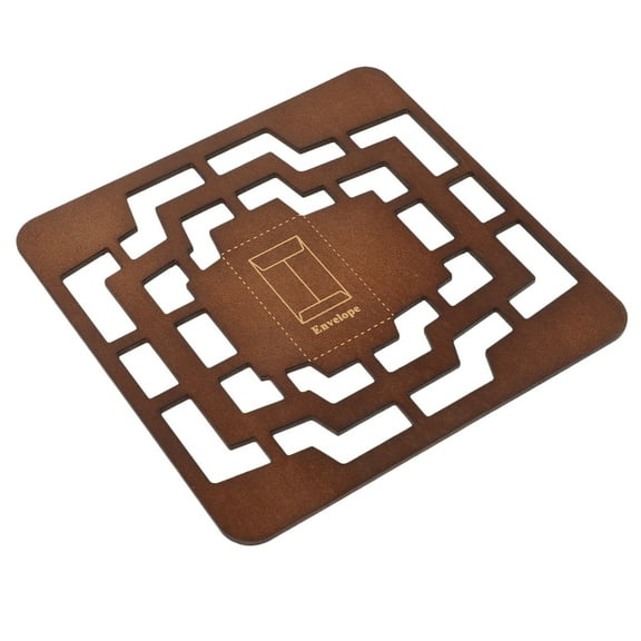 Toyvian Coffee Color Envelope Making Stencil for Letters Invitations and Crafts