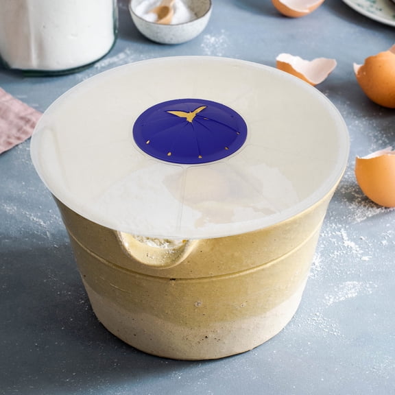 Toyvian Proof Egg Bowl Lid Baking Guard Transparent Kitchen Cover