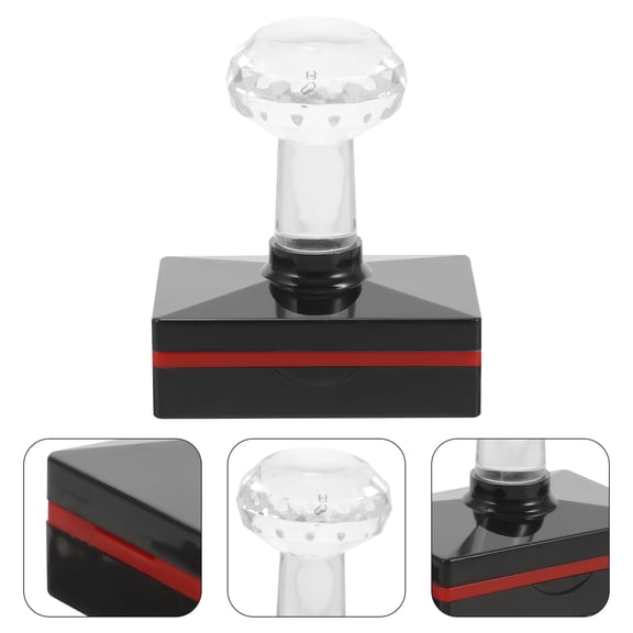 Toyvian Inking Stamper Label Stamp Assorted Color for Party 1Pack for Christmas