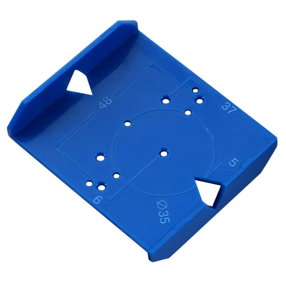 Toyvian hardware jig for cabinets and drawers Concealed Hinge Jig Blue for Toolkits 1Pack